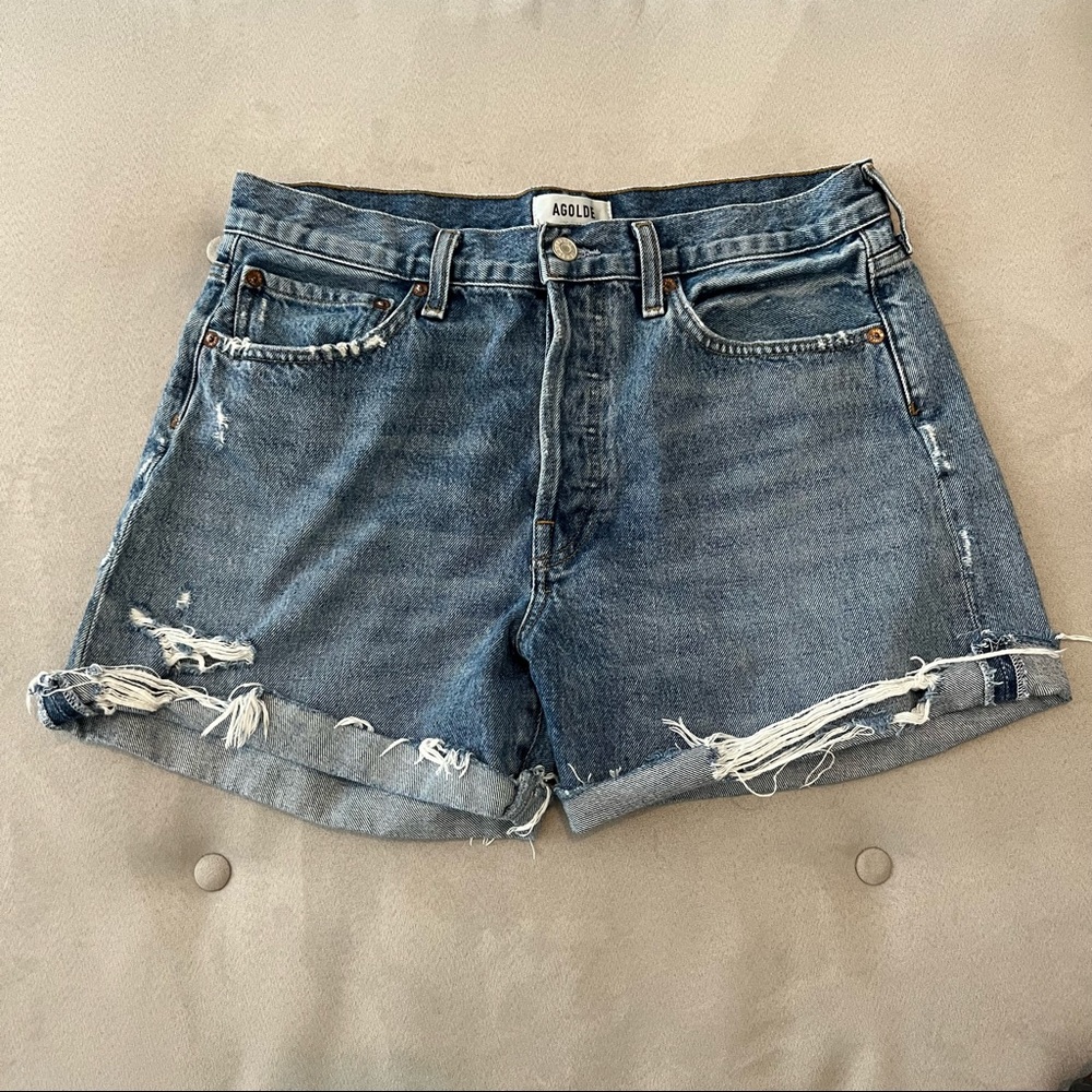 Agolde Parker long short with cuff